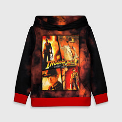 Толстовка-худи детская Indiana Jones and the Great Circle, цвет: 3D-красный