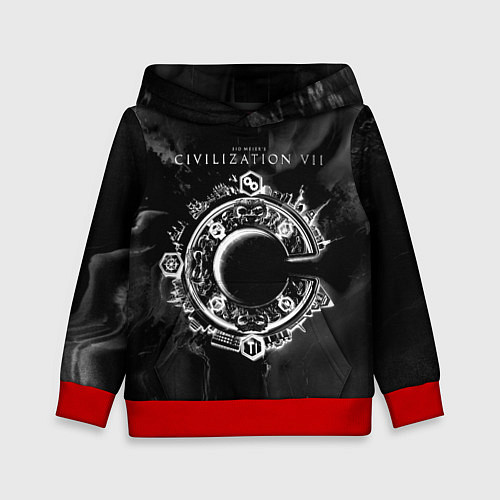 Детская толстовка Civilization VII / 3D-Красный – фото 1