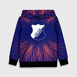 Толстовка-худи детская Hoffenheim red energy, цвет: 3D-черный