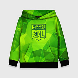 Толстовка-худи детская Lyon green poly, цвет: 3D-черный