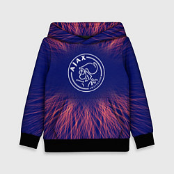 Толстовка-худи детская Ajax red energy, цвет: 3D-черный