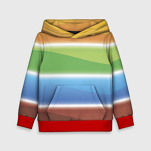 Детская толстовка Просвет / 3D-Красный – фото 1