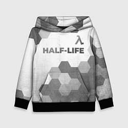 Толстовка-худи детская Half-Life - white gradient посередине, цвет: 3D-черный