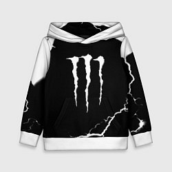 Толстовка-худи детская Monster energy storm energy, цвет: 3D-белый