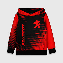 Детская толстовка Peugeot - red gradient вертикально