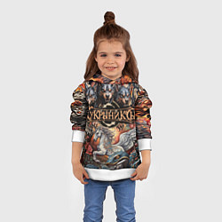 Толстовка-худи детская Кукрыниксы и мифические существа, цвет: 3D-белый — фото 2