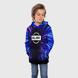 Толстовка-худи детская Blackpink neon energy, цвет: 3D-черный — фото 2