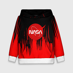 Детская толстовка Nasa краски текстура