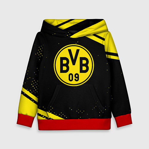 Детская толстовка Borussia полосы / 3D-Красный – фото 1