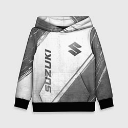 Детская толстовка Suzuki - white gradient вертикально