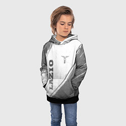 Толстовка-худи детская Lazio - white gradient вертикально, цвет: 3D-черный — фото 2