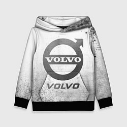 Толстовка-худи детская Volvo - white gradient, цвет: 3D-черный