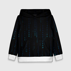 Детская толстовка Color black blue