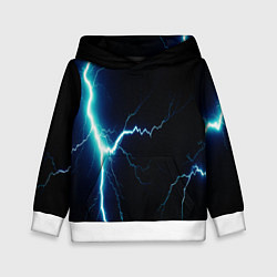 Детская толстовка Lightning light blue