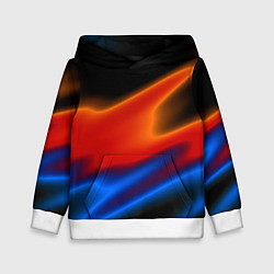 Толстовка-худи детская Multicoloured, цвет: 3D-белый