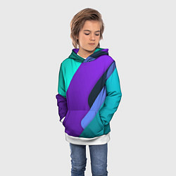 Толстовка-худи детская Multicoloured, цвет: 3D-белый — фото 2