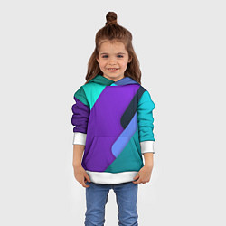 Толстовка-худи детская Multicoloured, цвет: 3D-белый — фото 2
