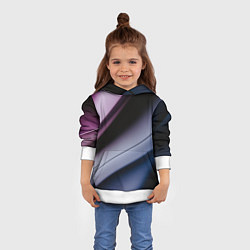 Толстовка-худи детская Multicoloured, цвет: 3D-белый — фото 2