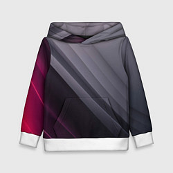 Толстовка-худи детская Color black grey, цвет: 3D-белый