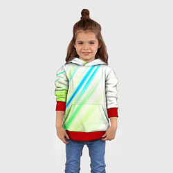 Толстовка-худи детская Multicolored, цвет: 3D-красный — фото 2