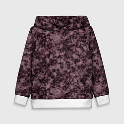 Толстовка-худи детская Горький шоколад мраморный узор, цвет: 3D-белый