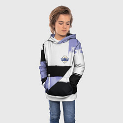 Толстовка-худи детская Плавание спортивное, цвет: 3D-белый — фото 2