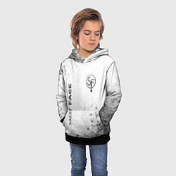Толстовка-худи детская Sally Face - white gradient вертикально, цвет: 3D-черный — фото 2