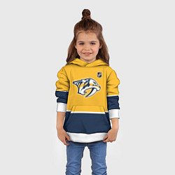 Толстовка-худи детская Нэшвилл Предаторз хоккей, цвет: 3D-белый — фото 2
