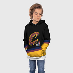 Толстовка-худи детская Cleveland Cavaliers NBA basketball, цвет: 3D-белый — фото 2