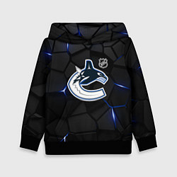 Толстовка-худи детская Ванкувер Кэнакс - НХЛ хоккей, цвет: 3D-черный