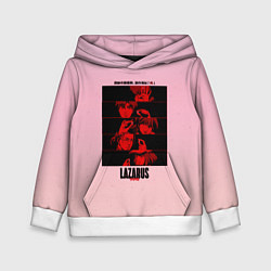 Толстовка-худи детская Lazarus Art, цвет: 3D-белый