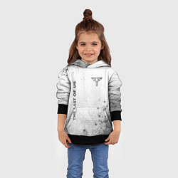 Толстовка-худи детская The Last Of Us - white gradient вертикально, цвет: 3D-черный — фото 2