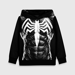 Толстовка-худи детская Веном костюм, цвет: 3D-черный