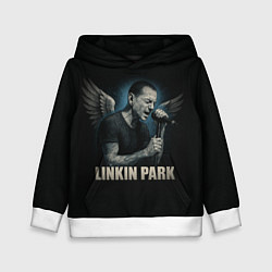 Толстовка-худи детская Chester Bennington - Angel, цвет: 3D-белый