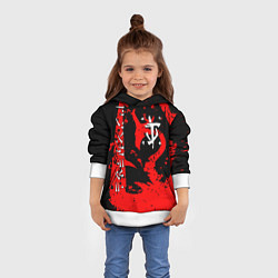Толстовка-худи детская Doom dark age dragon, цвет: 3D-белый — фото 2