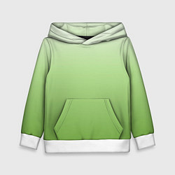 Детская толстовка Градиент нежно-зеленый