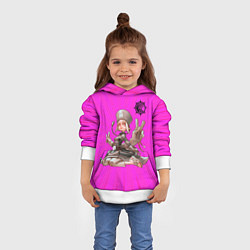 Толстовка-худи детская Eishia from Gachiakuta, цвет: 3D-белый — фото 2