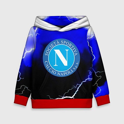 Детская толстовка Наполи шторм / 3D-Красный – фото 1