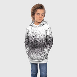 Толстовка-худи детская Грязь, цвет: 3D-белый — фото 2