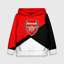 Толстовка-худи детская Arsenal geometry sport, цвет: 3D-белый