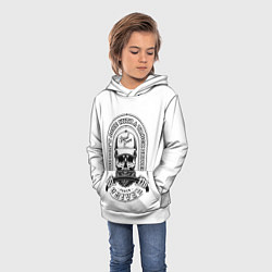 Толстовка-худи детская Водитель грузовика, цвет: 3D-белый — фото 2