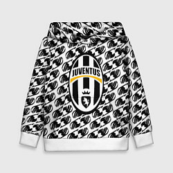 Толстовка-худи детская Ювентус хвост феи лого аниме, цвет: 3D-белый