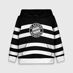 Толстовка-худи детская Bayern Mnchen волны, цвет: 3D-белый