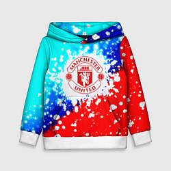 Детская толстовка Манчестер Юнайтед неон