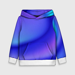 Толстовка-худи детская The color is multicolored, цвет: 3D-белый