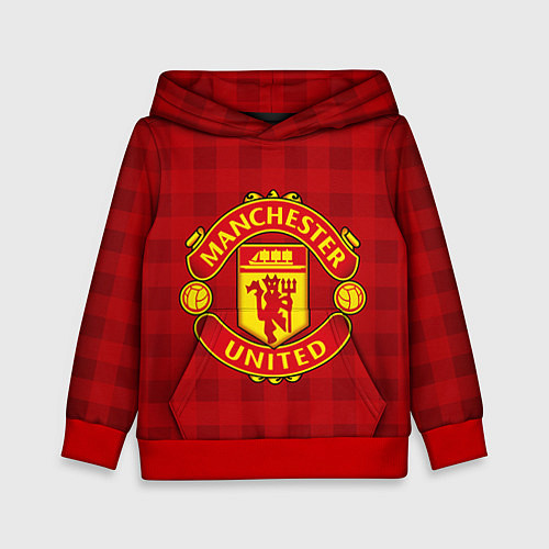 Детская толстовка Manchester United / 3D-Красный – фото 1