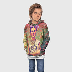 Толстовка-худи детская Фрида, цвет: 3D-белый — фото 2