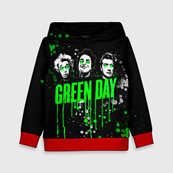 Толстовка-худи детская Green Day: Acid Colour, цвет: 3D-красный