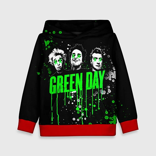 Детская толстовка Green Day: Acid Colour / 3D-Красный – фото 1