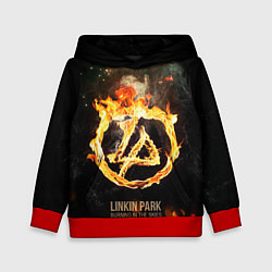 Толстовка-худи детская Linkin Park: Burning the skies, цвет: 3D-красный